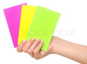 استراتيجية البطاقات الملونة